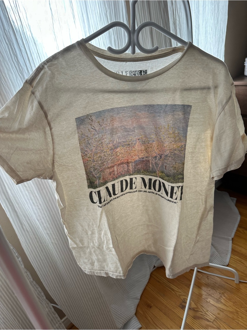 Graphic Tee - Cream Art Print
